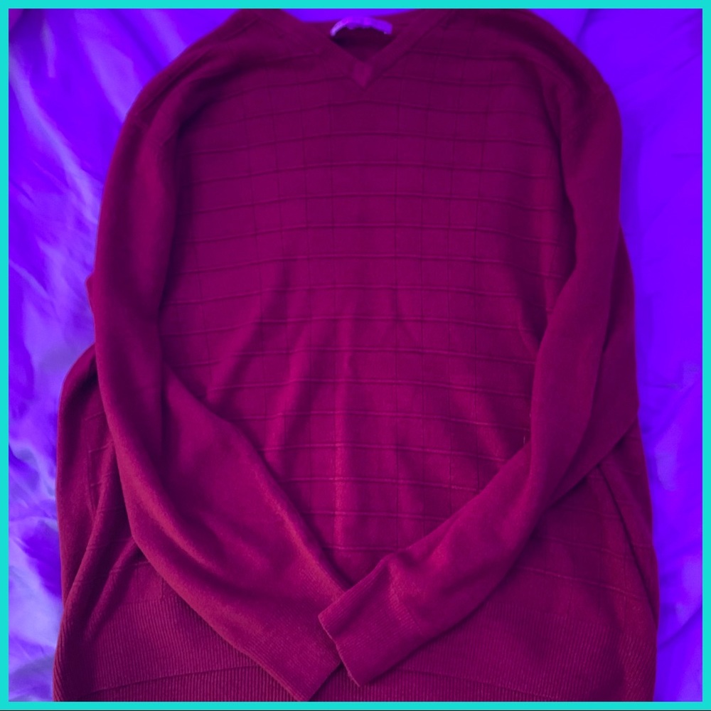 Red sweater